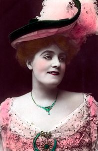Evie Greene 1875-1917, actriz inglesa, 1906 de Rotary Photo