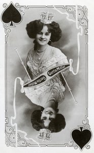 Gertie Millar, actriz y cantante británica, c. 1905 de Rotary Photo
