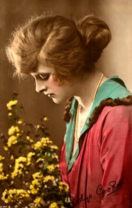 Gladys Cooper 1888-1971, actriz inglesa, principios del siglo XX de Rotary Photo