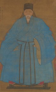 Retrato del tío bisabuelo del artista Yizhai a los ochenta y cinco años de Ruan Zude