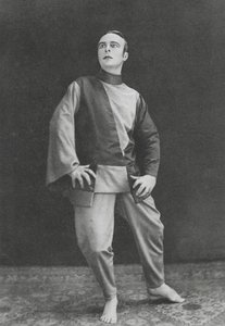 Rudolf von Laban, bailarín austriaco (foto b/n) de Ruben Sobol