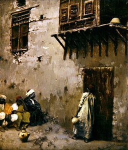 Escena del norte de África de Rubens Santoro