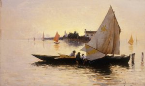 Venecia, el final del día de Rubens Santoro