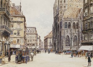 Stefansplatz, Viena de Rudolf Bernt