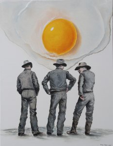 Fake, 2024 (óleo sobre lienzo)