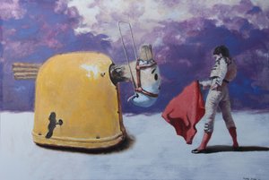 El matador y el toro amarillo
