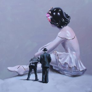 Bailarina rota surrealista de Rudolf Kosow