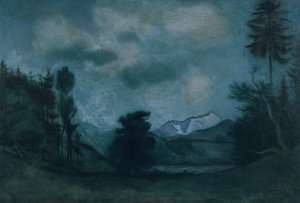 Paisaje alpino de Rudolf Kremlicka