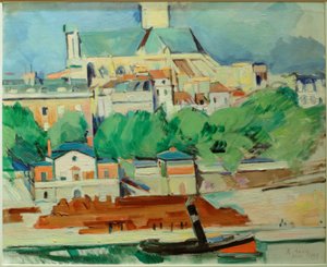Riberas del Sena en St. Gervais-St. Protais de Rudolf Levy