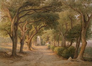 Castel Gandolfo (watercolor on paper) de Rudolf Müller