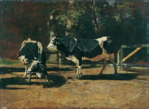 vacas en el pasto de Rudolf Ribarz