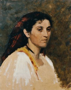 Cabeza de mujer romana de Rudolf Schick