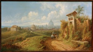 Vista de Roma de Rudolf von Alt
