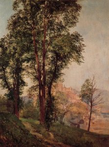 Vista del Mönchsberg sobre Salzburgo de Rudolf von Alt