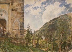 El cementerio de Gastein de Rudolf von Alt