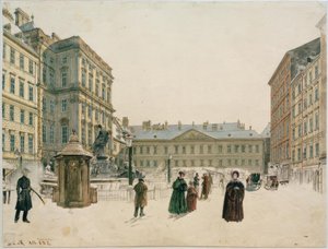 El Nuevo Mercado en Viena de Rudolf von Alt