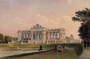 La Glorieta en Schönbrunn de Rudolf von Alt