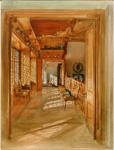 Vestíbulo de escaleras de Rudolf von Alt