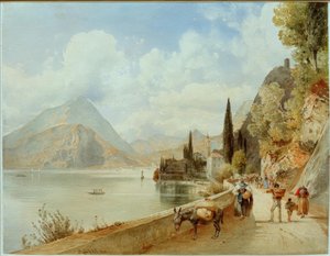 Varenna (Lombardía, Italia) de Rudolf von Alt