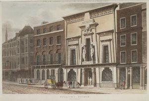 Vista del Museo Bullocks, conocido como el Salón Egipcio, en Piccadilly, 1815 de Rudolph Ackermann