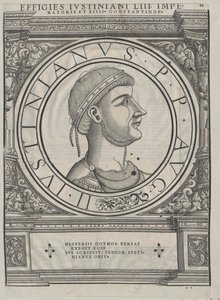 Emperador del Imperio Bizantino Justiniano I (imprimir)