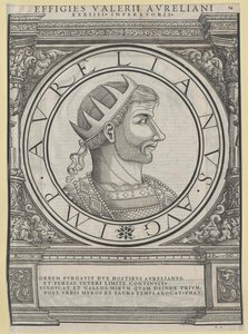 El emperador romano Aureliano (huella)