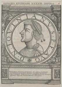 Emperador romano Flavio Joviano (huella) de Rudolph Wyssenbach