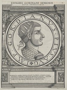 El emperador romano Gordiano I (huella)