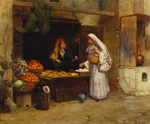 El puesto del mercado de Rudolphe Ernst