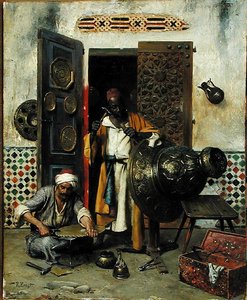 El trabajador del metal, c.1888 de Rudolphe Ernst