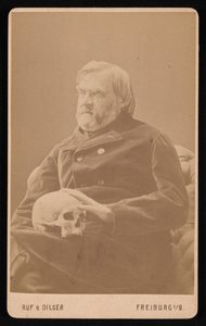 Retrato de Alexander Ecker 1816-1887, circa 1870s