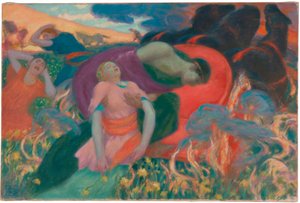 El rapto de Perséfone de Rupert Bunny