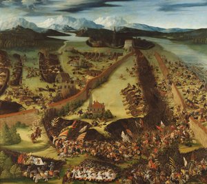 La batalla de Pavía, 1529 de Rupert Heller