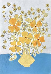 Naturaleza muerta en amarillo brillante de Rushati Chowdhury