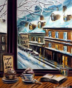 Cozy Retreat, 2025 (óleo sobre lienzo)