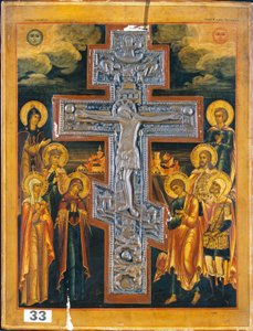 La crucifixión de Russian 19th Century