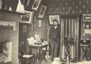 Antón Chéjov en su estudio en Yalta, Crimea de Russian Photographer