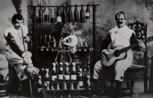 Iván Radunsky y Félix Kortezi, dúo de payasos de circo ruso conocido como Bim-Bom de Russian Photographer