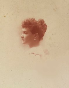 Marie Pavlovna de Russie - Gran Duquesa Maria Pavlovna de Rusia (1854-1920), Anónimo . Fotografía en gelatina de plata