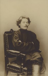 Maxim Gorky (1868-1936), escritor y activista político ruso de Russian Photographer