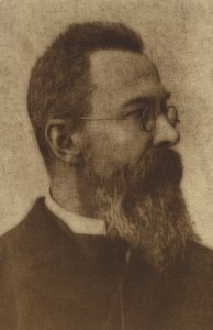 Retrato de Nikolai Rimsky-Korsakov de Russian Photographer