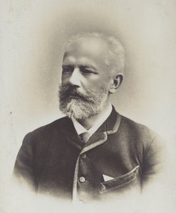 Retrato de Pyotr Ilyich Tchaikovsky