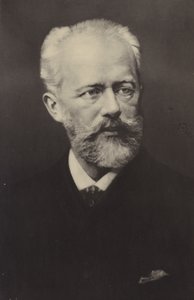 Retrato de Pyotr Ilyich Tchaikovsky de Russian Photographer