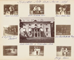 La Familia Imperial Rusa, página de un álbum de fotografías, c.1897-99 de Russian Photographer