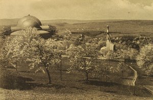 Vista del Goetheanum y de la Casa de la Calefacción de Russian Photographer