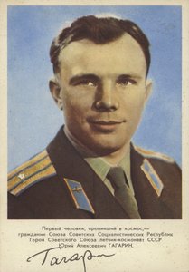 Yuri Gagarin, piloto y cosmonauta soviético, el primer hombre en el espacio de Russian Photographer
