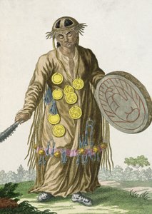 Un chamán mongol, 1820 de Russian School