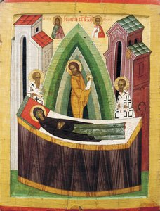 La Dormición de la Virgen, principios del siglo XV