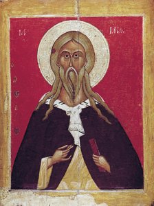 El profeta Elías, finales del siglo XIV - principios del siglo XV de Russian icon.