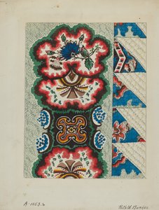 Cubrecama acolchado, c. 1936 de Ruth M Barnes